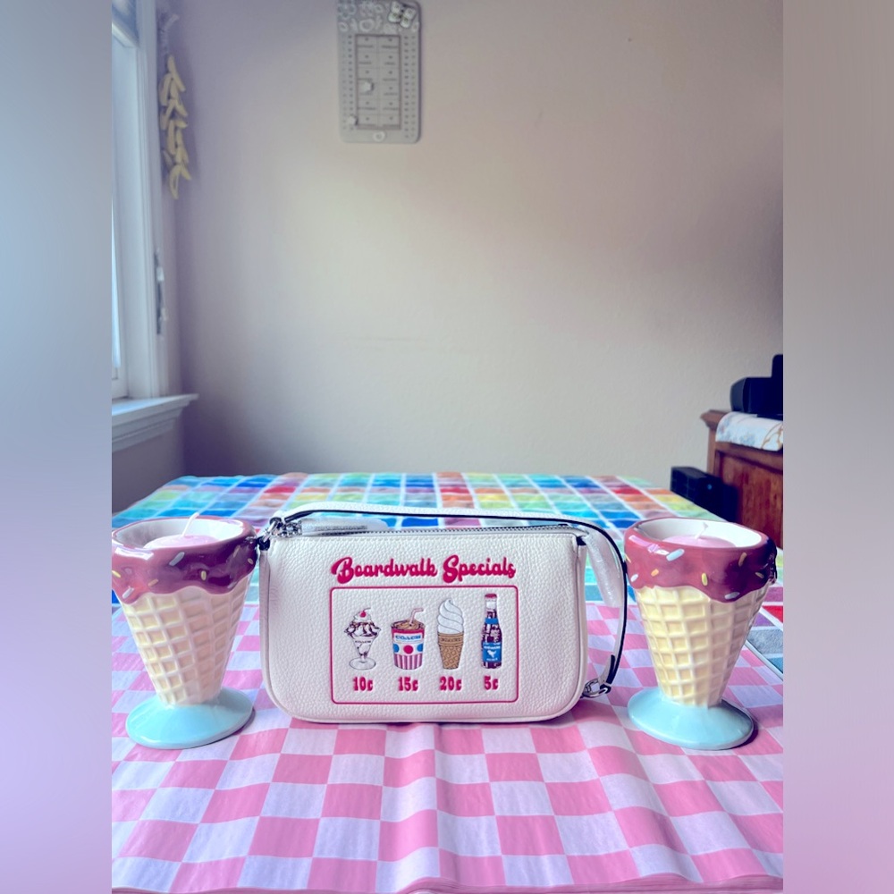🍦COACH NOLITA 19 WITH BOARDWALK GRAPHIC 🍦 NWT 🍦